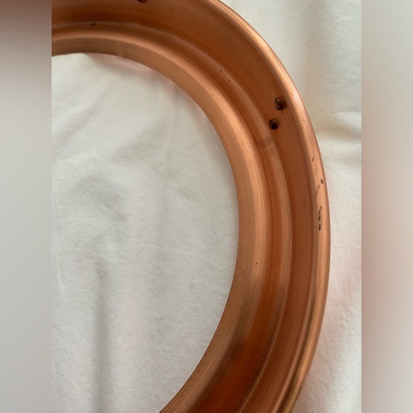 copper made in korea footed stand handled round - Picture 13 of 16